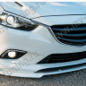 Сплиттер переднего бампера под клыки №2 "Lite Style" для Mazda 6 (2013-н.в.) купить недорого с доставкой в Екатеринбург