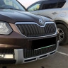 Зимний экран нижний, (под покраску) для Skoda Yeti Outdoor (2013-2018) купить недорого с доставкой в Екатеринбург