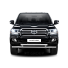 Защита переднего бампера двойная d63/63мм (НПС) Toyota Land Cruiser 200 (2014-н.в.) купить недорого с доставкой в Екатеринбург