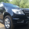 Защита радиатора "Standart" Chevrolet Trailblazer (2012-2015) чёрная купить недорого с доставкой в Екатеринбург