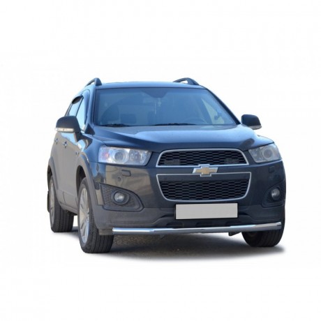 Защита переднего бампера «Труба» (d63,5) для Chevrolet Captiva (2011-2013)(Окрашенное) купить недорого с доставкой в Екатеринбург