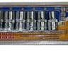 Набор торцевых головок 1/2" Dr. 6 граней, 7штук:  10, 12, 14, 15, 17, 19, 22 мм  (DIN 3121, CrV 50BV30) KRAFT купить недорого с доставкой в Екатеринбург