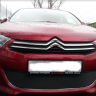 Защита радиатора "Standart" Citroen C4 (2010-2015) чёрная купить недорого с доставкой в Екатеринбург