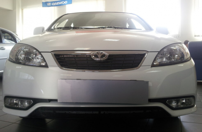Защита радиатора "Standart" Daewoo Gentra чёрная купить недорого с доставкой в Екатеринбург