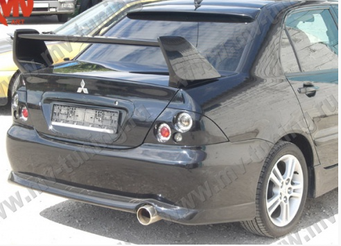 Спойлер высокий стиль "EVO" var №1 для Mitsubishi Lancer IX 2003-2009 купить недорого с доставкой в Екатеринбург