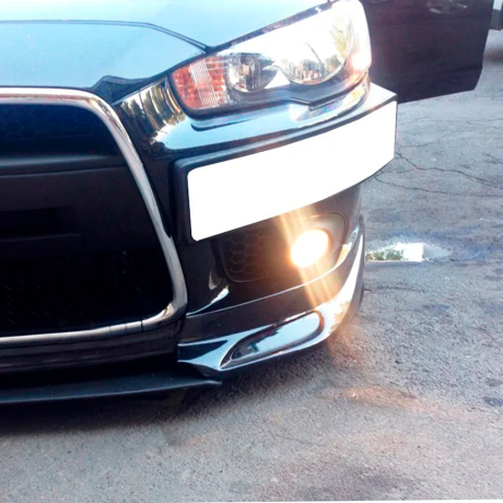 Подиум номера "EVO" универсал (шагрень) для Mitsubishi Lancer 10 (2007-2010) купить недорого с доставкой в Екатеринбург