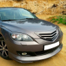Накладка (юбка) на передний бампер для Mazda 3, хэтчбэк (2003-2009) купить недорого с доставкой в Екатеринбург