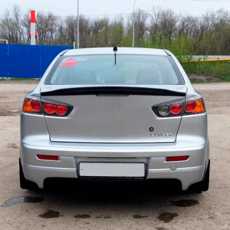 Лип спойлер "Утиный хвост" Mitsubishi Lancer 10 (2007-2016 г.в.) купить недорого с доставкой в Екатеринбург
