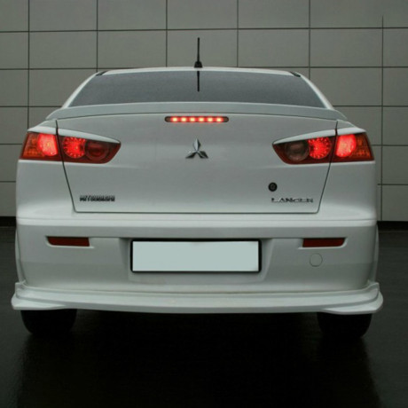 Накладки задних фонарей "GT" для Mitsubishi Lancer X купить недорого с доставкой в Екатеринбург