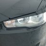Накладки на фары (реснички) для Mitsubishi Lancer X (2007-2016) купить недорого с доставкой в Екатеринбург