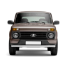 Защита переднего бампера одинарная d63мм (НПС) для L@DA 4x4 Urban (2015 г.в.) купить недорого с доставкой в Екатеринбург