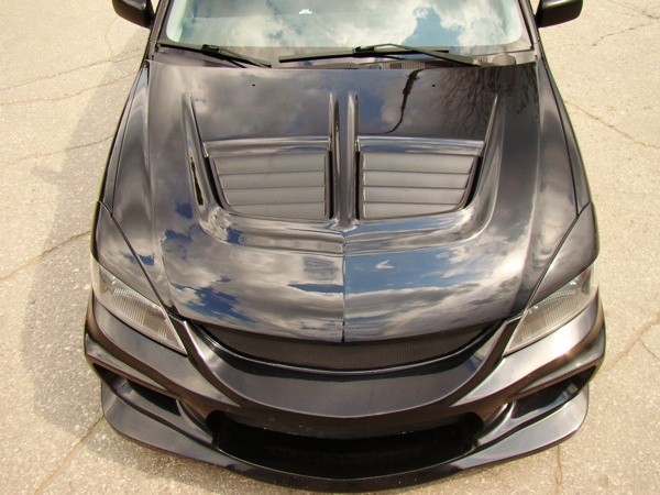 Капот в стиле EVO (в сборе) для Mitsubishi Lancer IX (2003-2009) купить недорого с доставкой в Екатеринбург