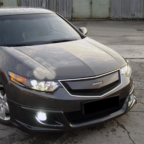 Вставка в оригинальную решетку радиатора (в сборе) "MUGEN Style" для Honda Accord VIII (2008-2010) купить недорого с доставкой в Екатеринбург
