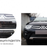 Защита радиатора "Standart" Chery Bonus, Very (2011-2016) чёрная купить недорого с доставкой в Екатеринбург
