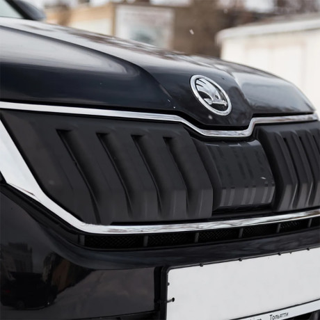 Зимний экран верхний, (текстурный пластик) для Skoda Kodiaq (2016-2021) купить недорого с доставкой в Екатеринбург